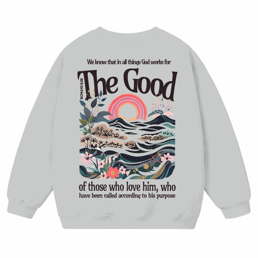 Jesus Christian Sweatshirt – Christian Gift Classic Vintage Faith - front view