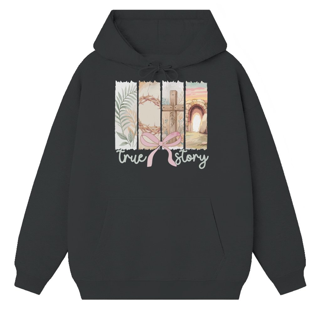 Happy Easter Christian Hoodie – Funny Gift - front view