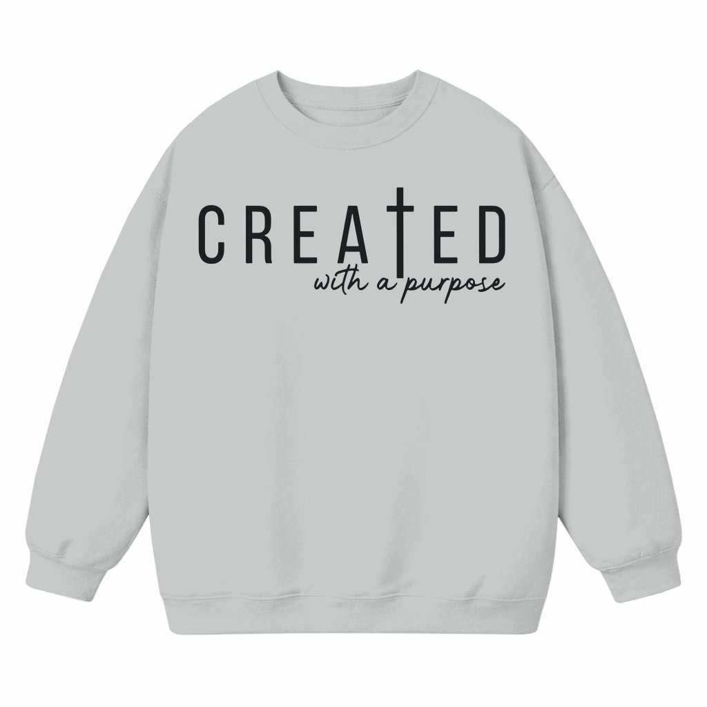 Jesus Christian Sweatshirt – Gift for Men Faith Based Bible Verse - front view