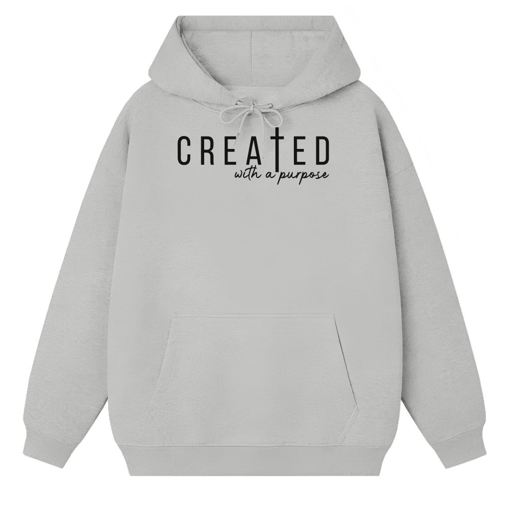 Faith Based Jesus Hoodie – Gift for Christian Men Bible Verse - front view