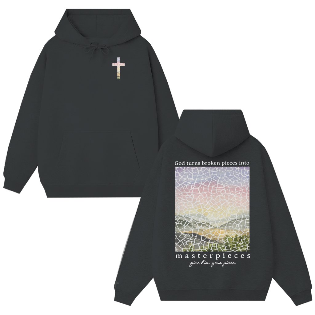 Christian Bible Verse Hoodie for Him and Her - Inspirational Religious Gift - front view
