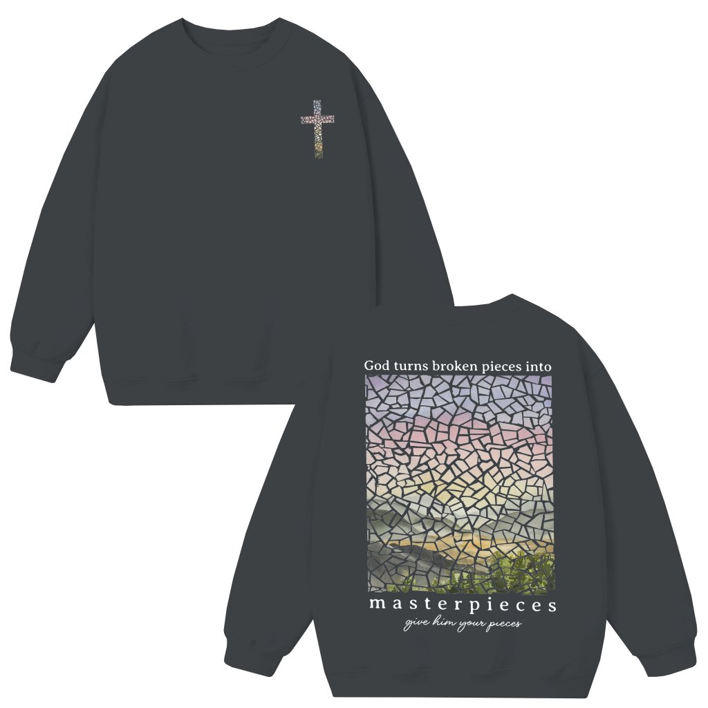 Inspiring Christian Sweatshirt – Religious Faith Gift - front view