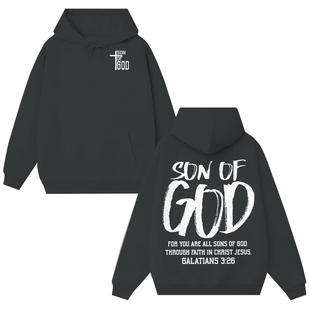 Child of God Hoodie – Religious Christian Gift for Men - front view