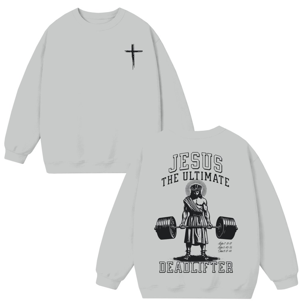 Vintage Jesus Christian Sweatshirt – Gift for Men - front view