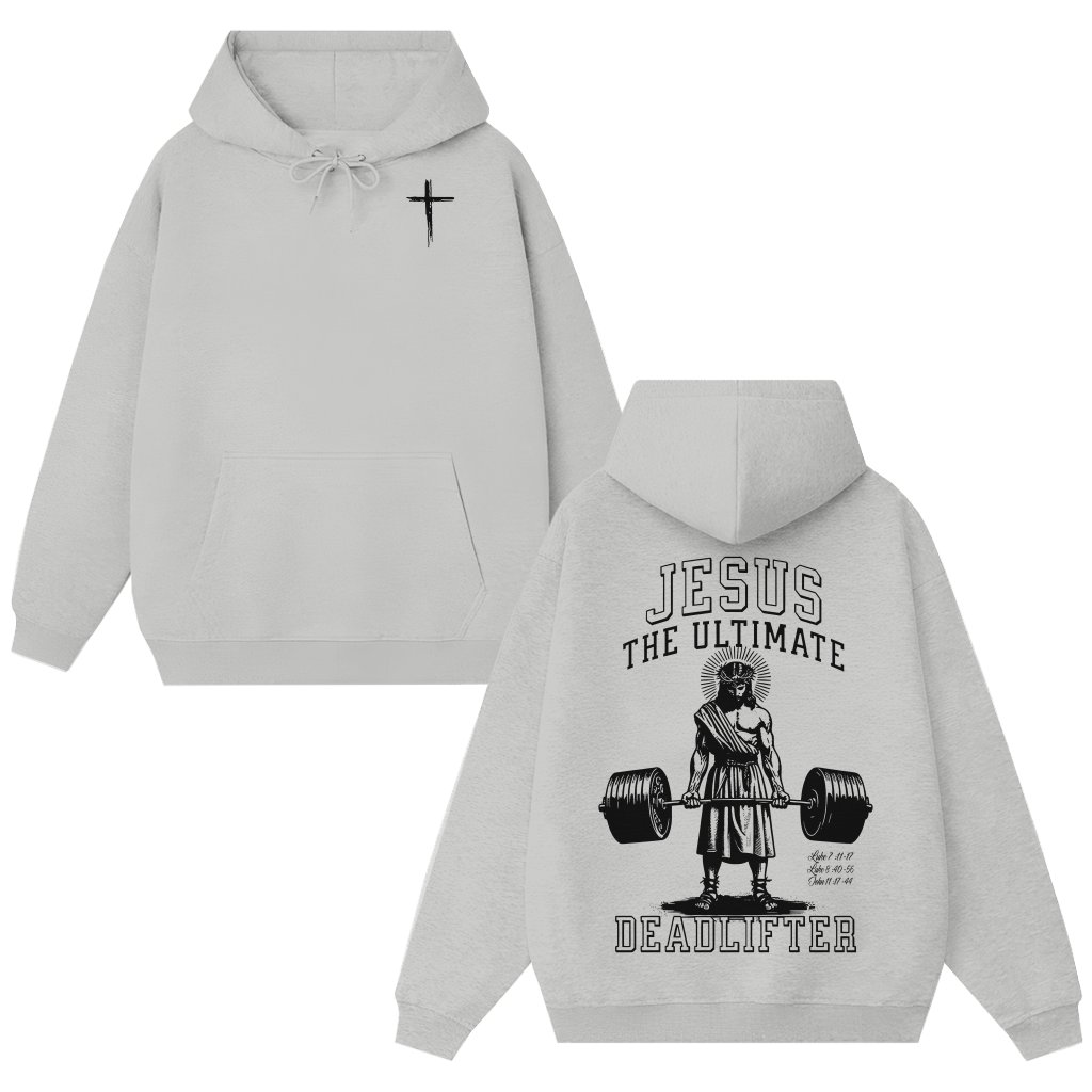 Jesus Christian Hoodie – Father's Day Gift for Dad Vintage Religious - front view