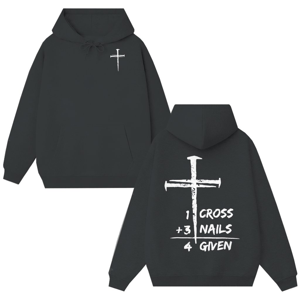 Philippians 4:13 Hoodie – Christian Faith Gift Inspirational Bible Verse - front view