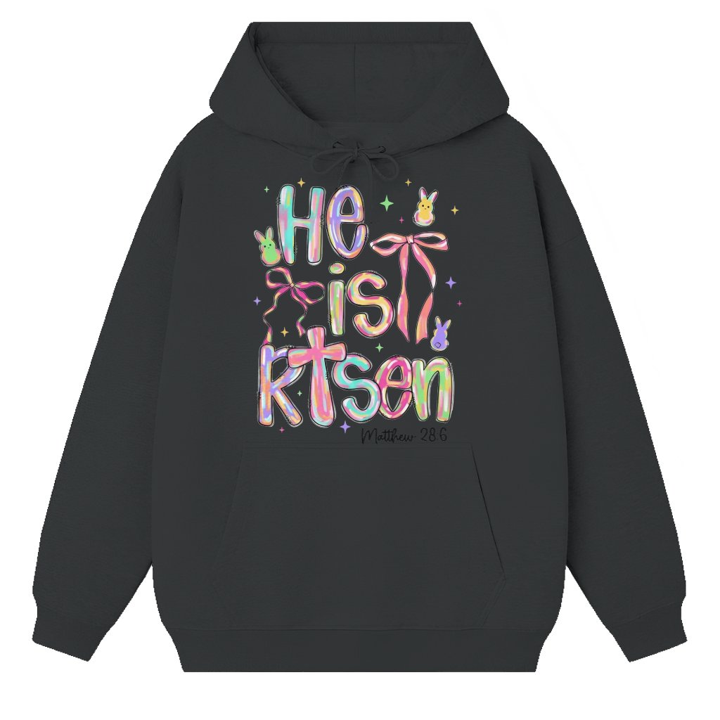 He Is Risen Jesus Hoodie – Easter Gift for Christian - front view