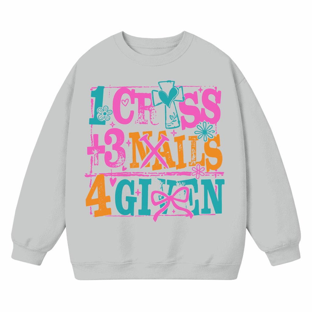 He Is Risen Sweatshirt – Easter Gift for Her Christian Coquette Bow - front view