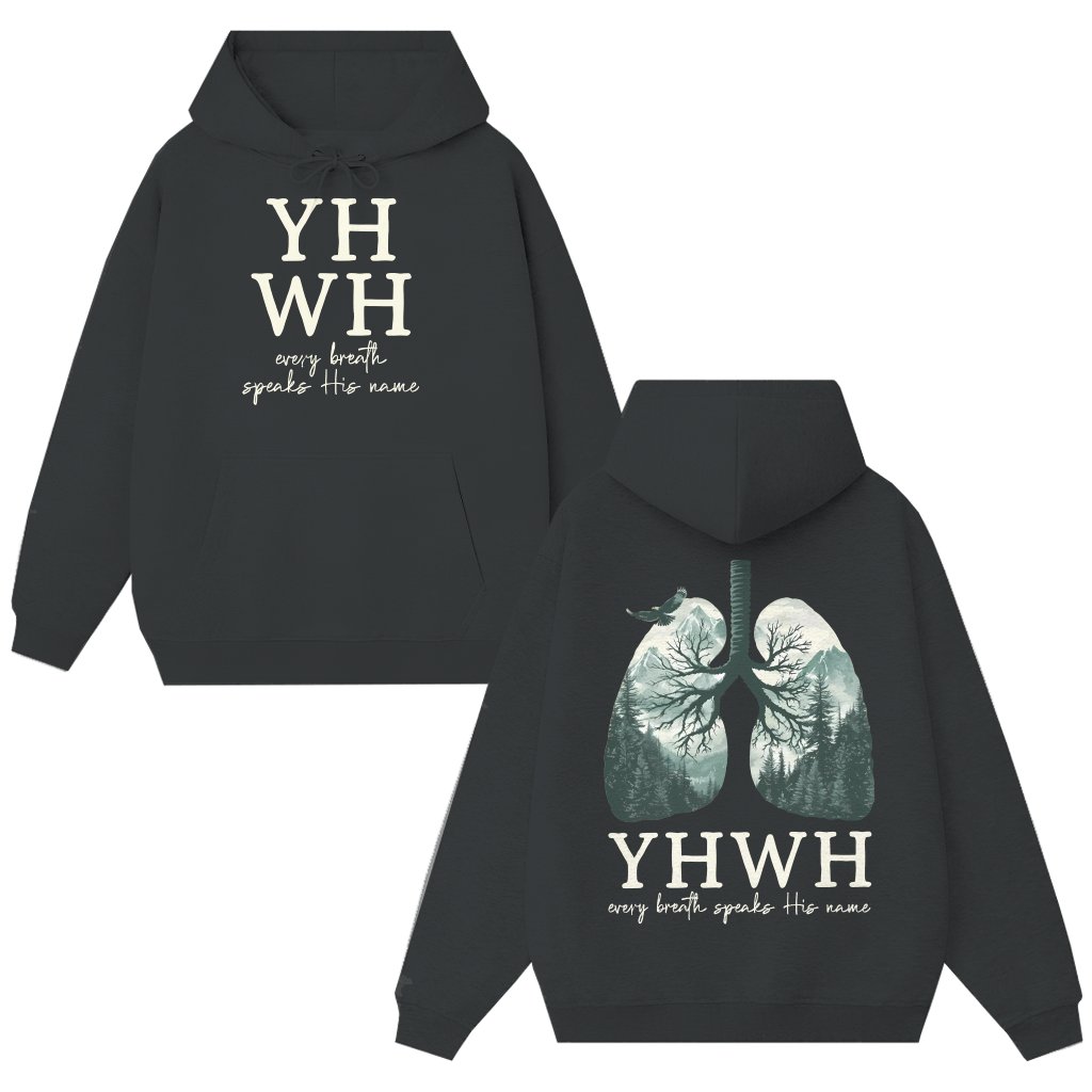 Every Breath Speak His Name Hoodie – Christian Faith Gift - front view
