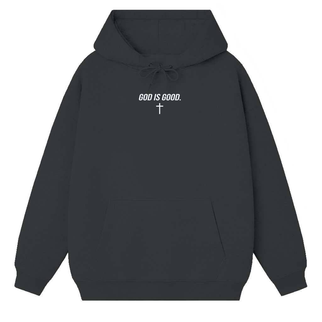 God Is Good Christian Hoodie – Christian Gift Trendy Oversized - front view