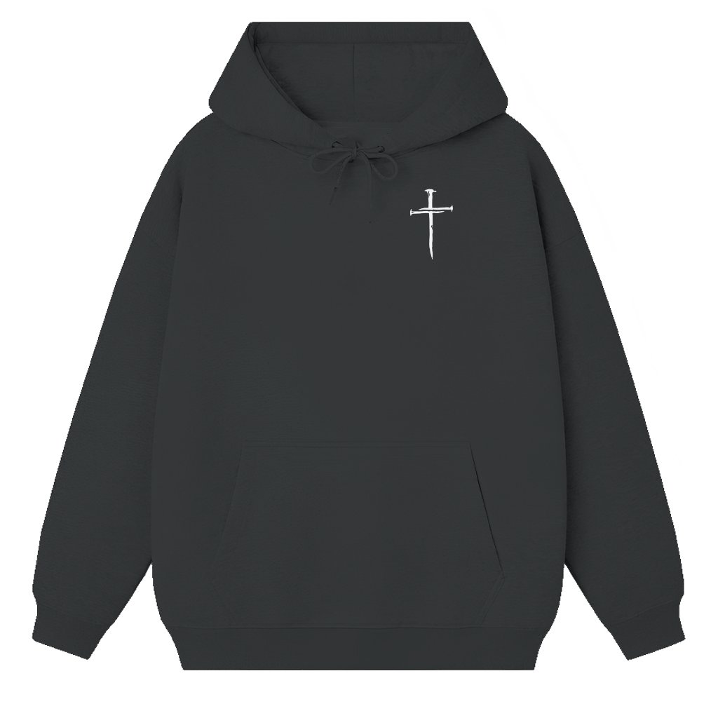 Faith Cross Hoodie – Christian Gift for Men Women Classic Trendy - front view