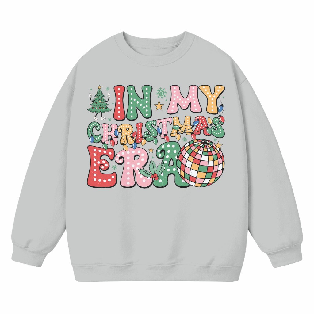 In My Christmas Era Sweatshirt – Christmas Gift Retro Holiday Funny - front view