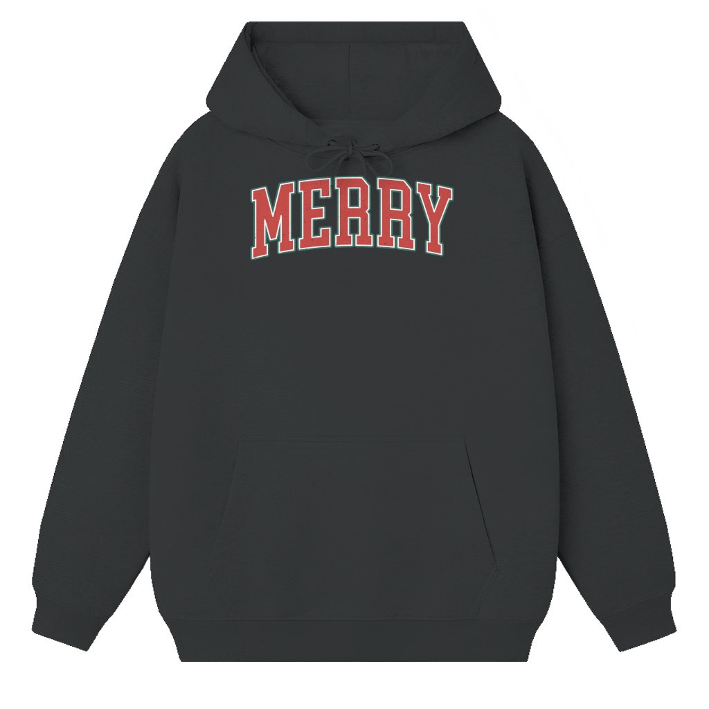 Merry Christmas Hoodie – Christmas Gift for Her Vintage - front view