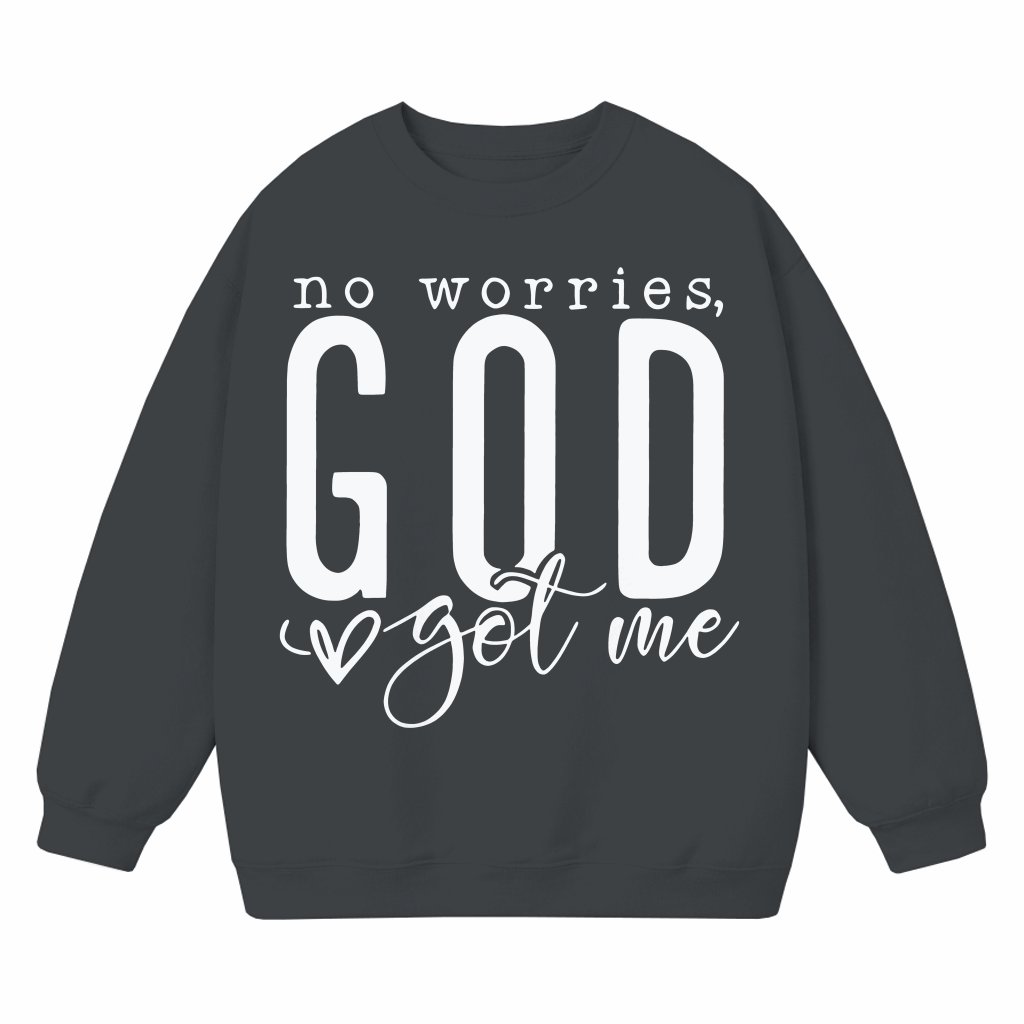 GOD Got Me Sweatshirt – Faith-based Gift for Men and Women - front view