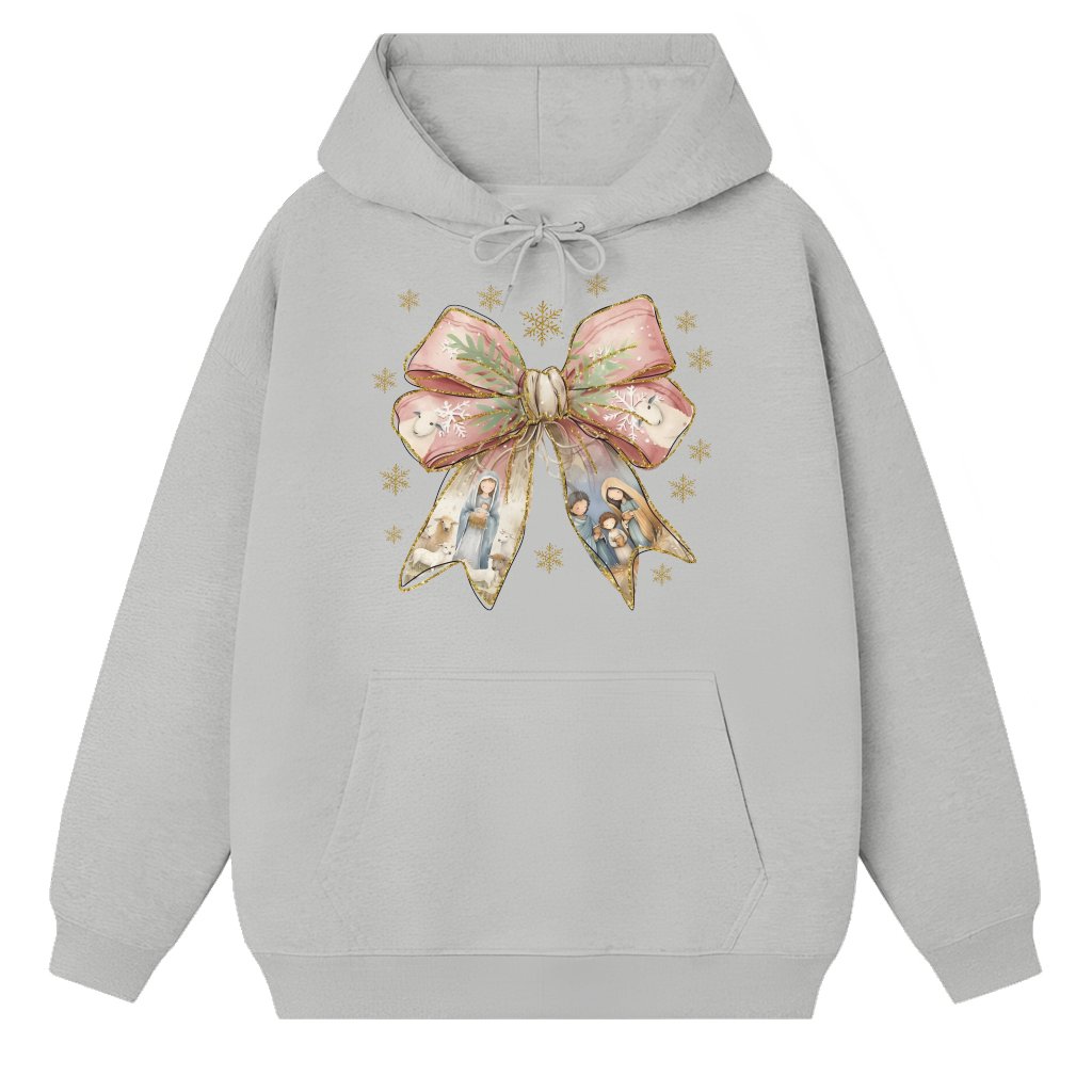 Jesus Nativity Hoodie – Christmas Gift Classic - front view
