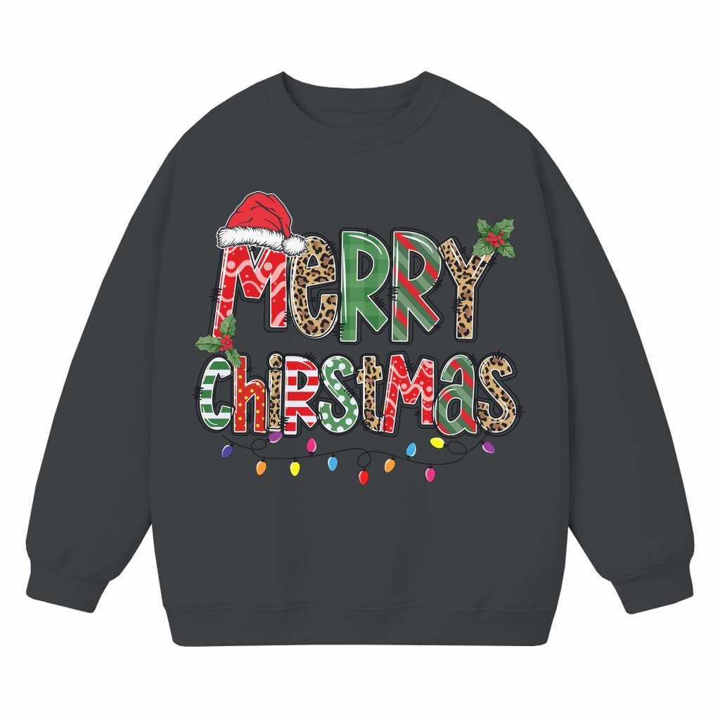 Merry Christmas Sweatshirt – Christmas Gift for Men Women Classic - front view