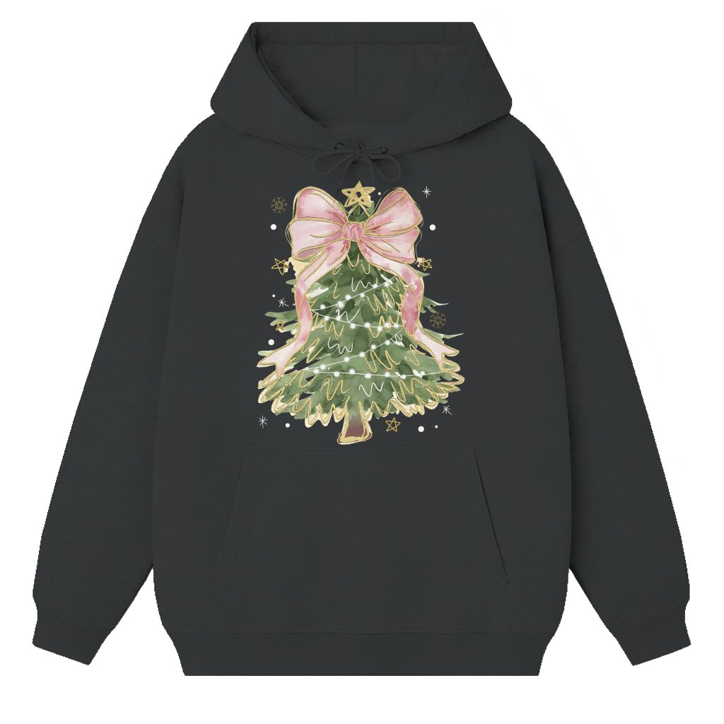 Christmas Tree Hoodie – Christmas Gift Coquette Style - front view