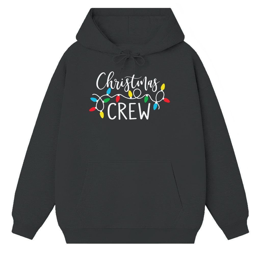 Cheerful Christmas Light Bulbs Hoodie – Christmas Gift Festive - front view