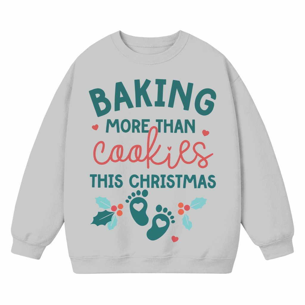 Funny Pregnancy Sweatshirt – Christmas Gift for Mom To Be - front view