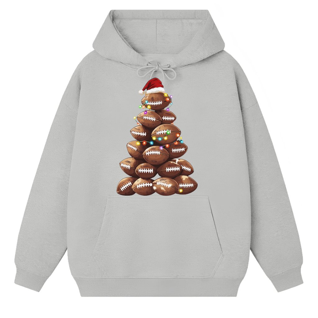 Football Mom Hoodie – Christmas Gift for Mom - front view