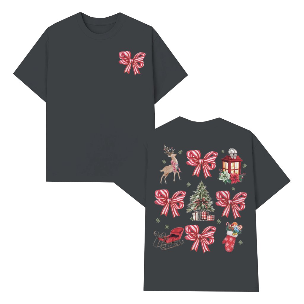 Coquette T-shirt – Christmas Gift for Women Retro - front view