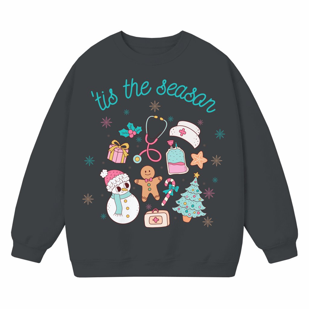 Cute Nurse Sweatshirt – Christmas Gift for Nursing School Student Crewneck - front view