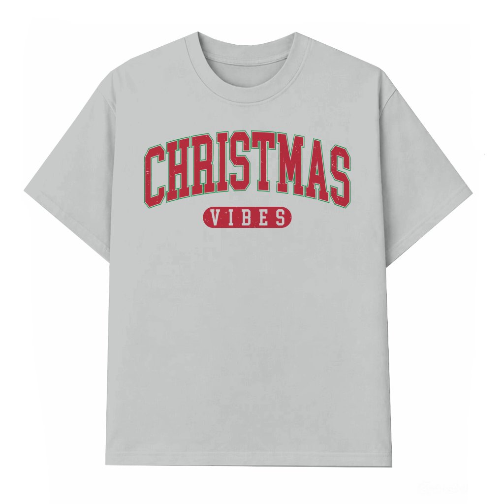 Retro Christmas Vibes T-shirt – Christmas Gift Cute Vintage - front view
