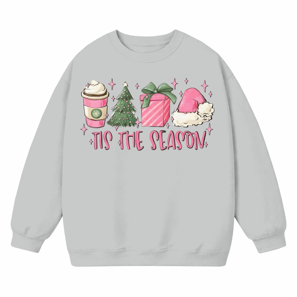 Pink Coffee Sweatshirt – Christmas Gift for Women - front view