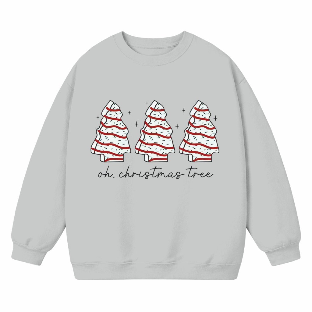 Christmas Cakes Sweatshirt – Christmas Holiday Gift for Women Vintage Cozy - front view
