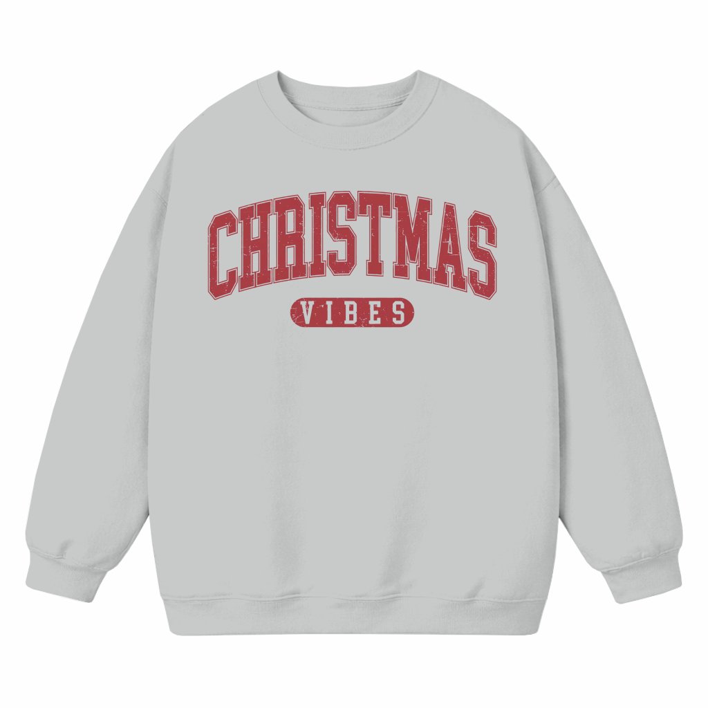 Retro Christmas Vibes Sweatshirt – Christmas Gift for Women Men Vintage - front view
