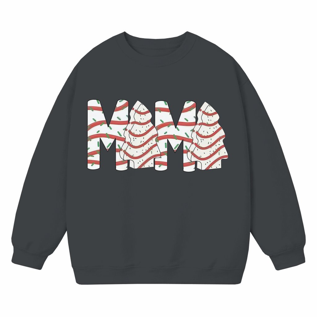 Holiday Tree Mama Sweatshirt – Christmas Gift for Mom Cute - front view