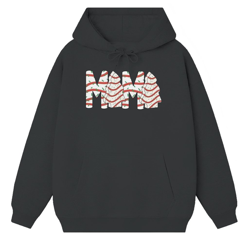 Christmas Tree Cake Mama Hoodie – Christmas Gift for Mom Cute - front view
