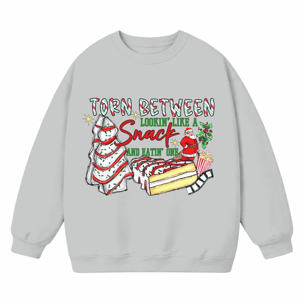 Christmas Tree Cake Lookin' Like A Snack Sweatshirt – Christmas Gift Funny - front view