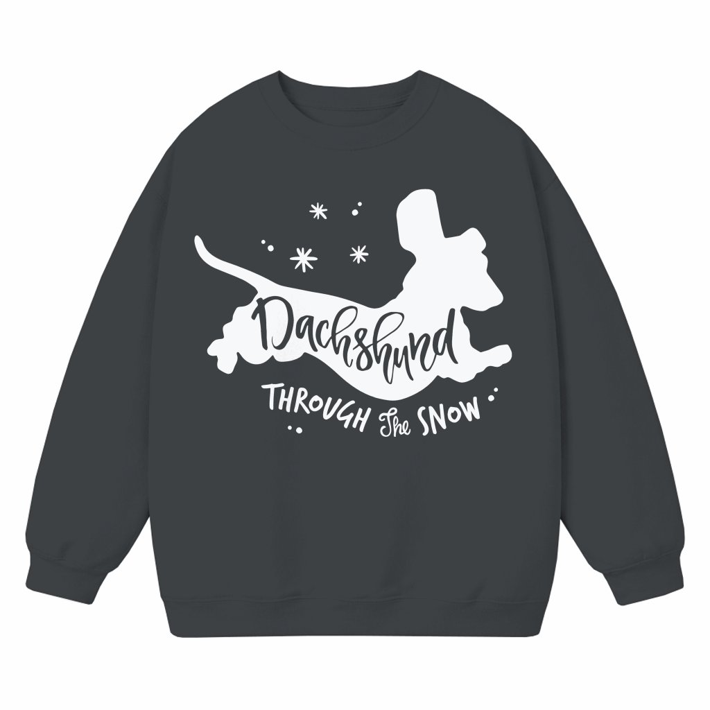 Funny Dachshund Wiener Dog Sweatshirt – Christmas Gift for Dog Lovers - front view