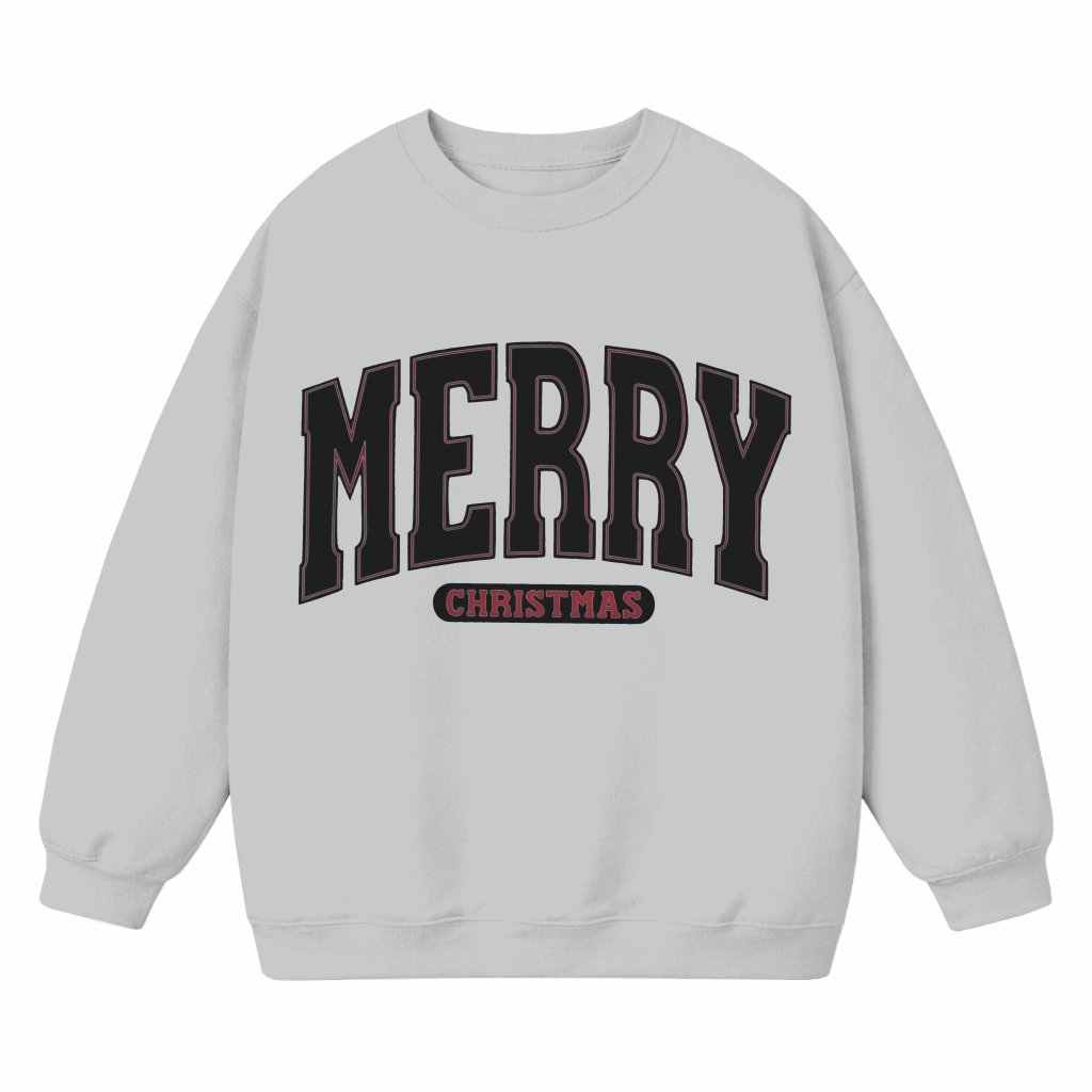 Christmas Letter Sweatshirt – Christmas Gift for Women Cute Trendy - front view