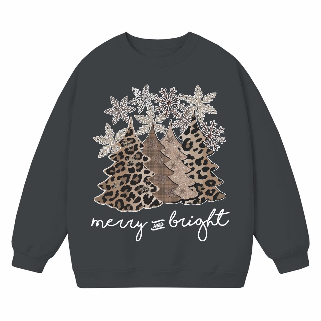 Christmas Tree Snowflakes Sweatshirt – Christmas Gift for Women Cute Cozy - front view