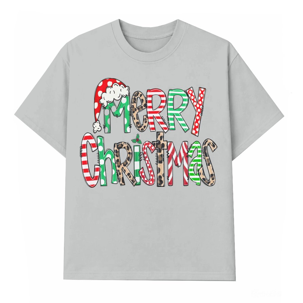 Merry Christmas T-shirt – Christmas Holiday Gift for Men Women - front view