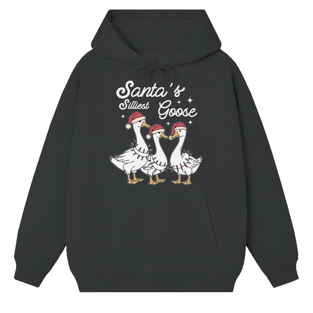 Silly Goose Hoodie – Christmas Gift for Farmer Funny Cute Animal - front view