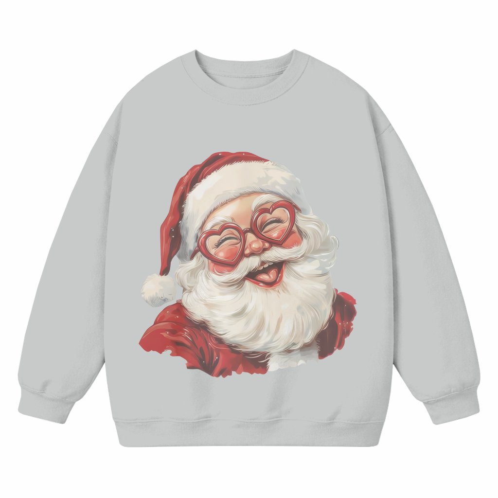 Funny Santa Sweatshirt – Christmas Gift Crewneck - front view