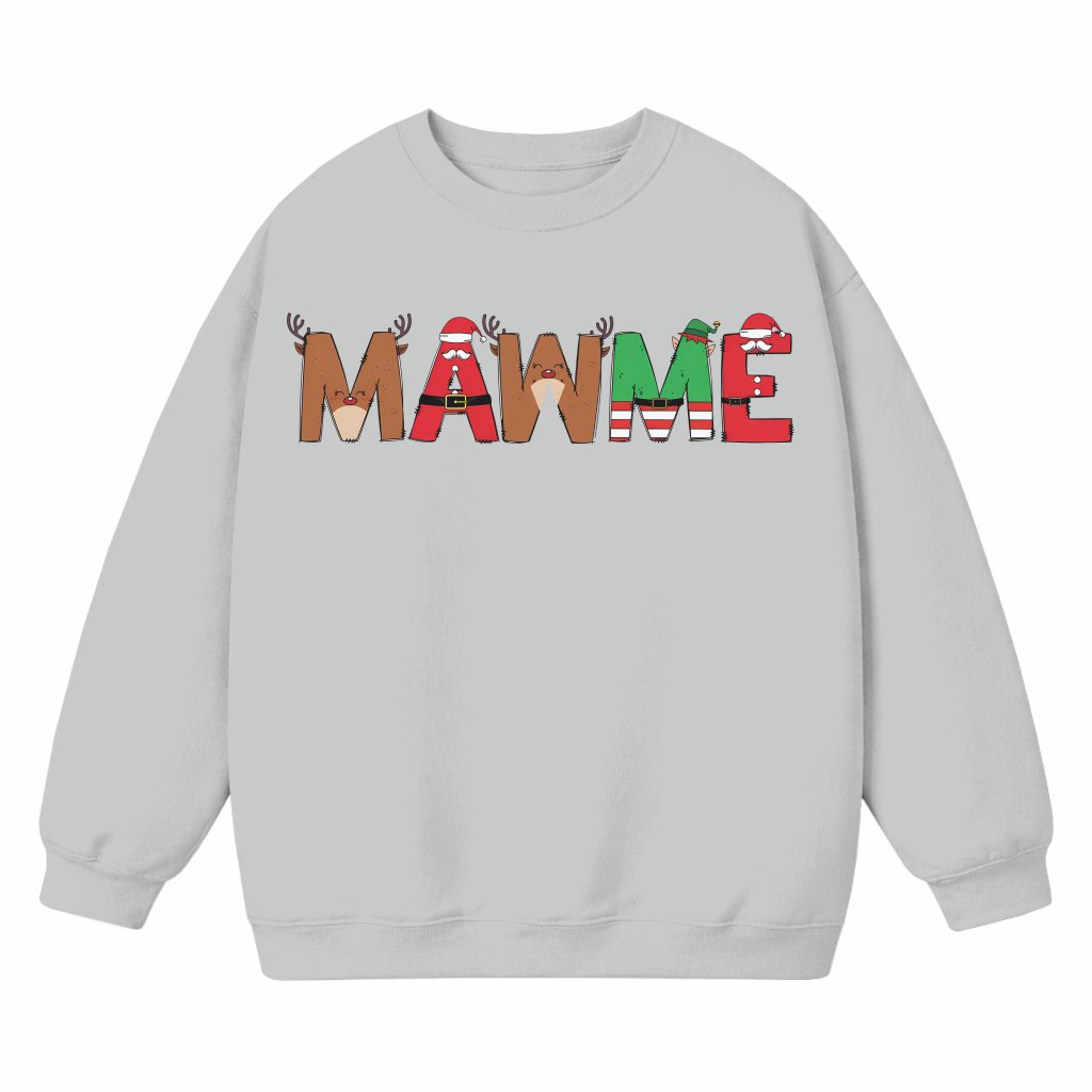 Personalized Custom Name Sweatshirt – Christmas Gift for Family Matching - front view