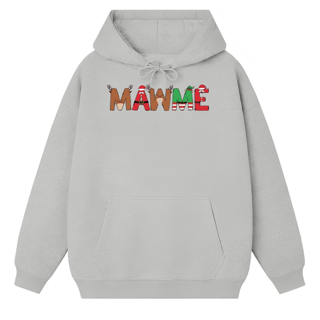 Personalized Custom Name Matching Hoodie – Christmas Family Gift - front view