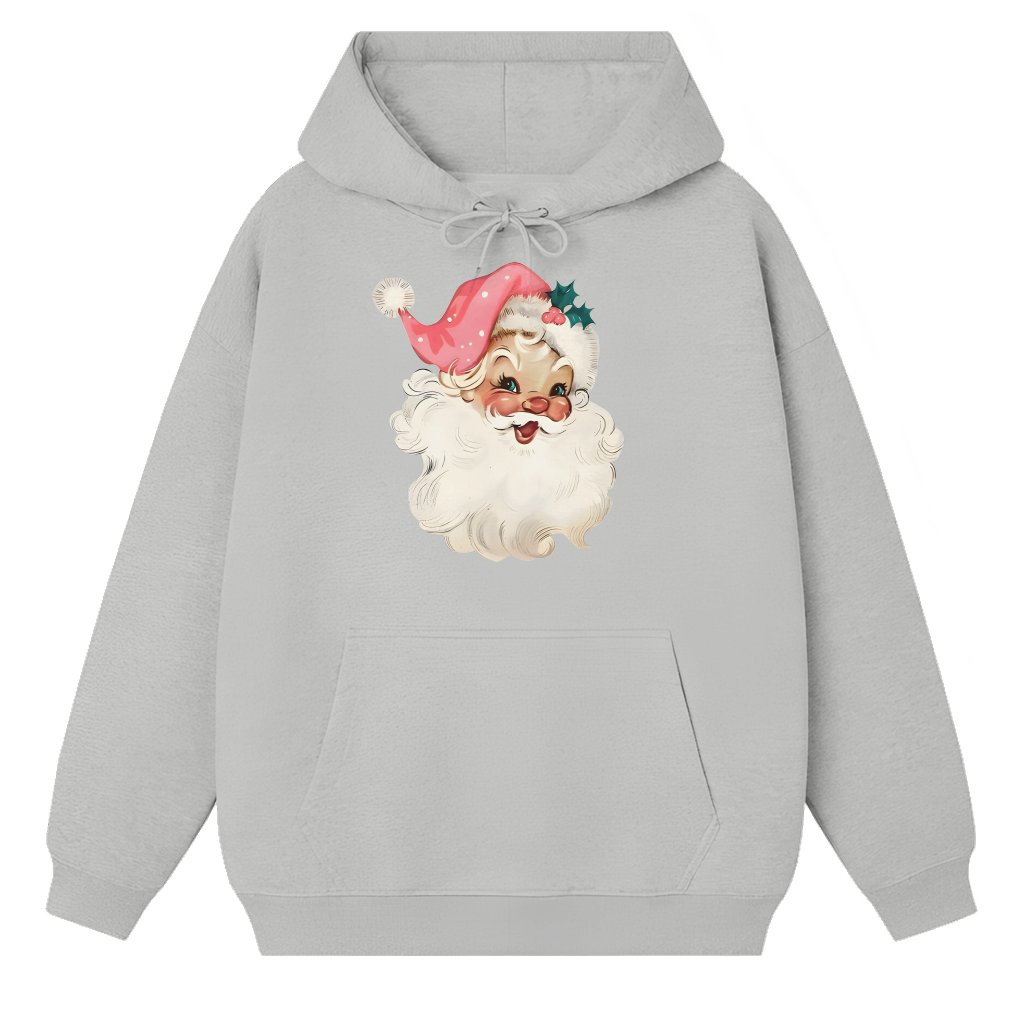 Cute Santa Claus Hoodie Christmas Gift for Family – Funny Matching - front view