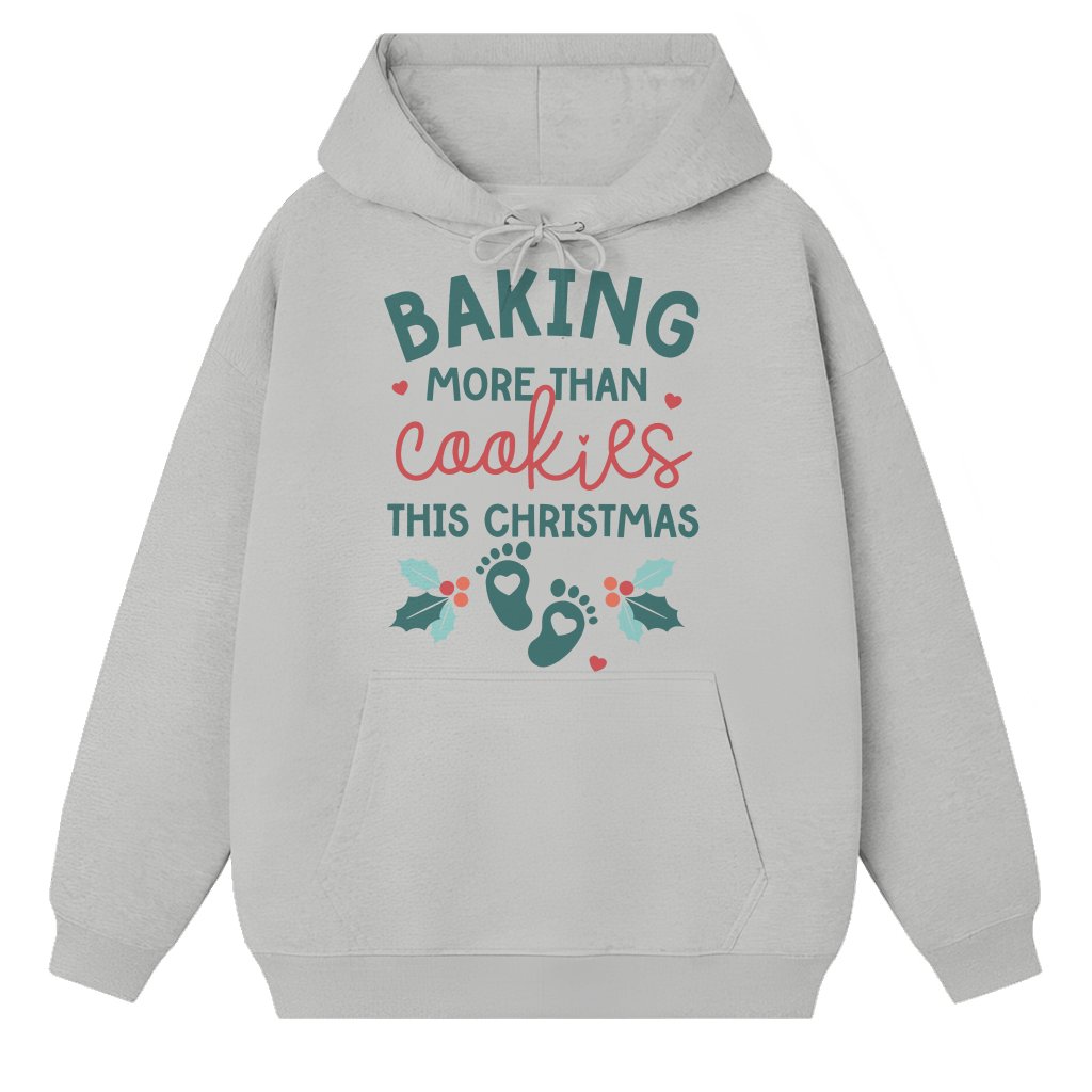 Funny Pregnancy Hoodie – Christmas Gift for Mom To Be Cute - front view