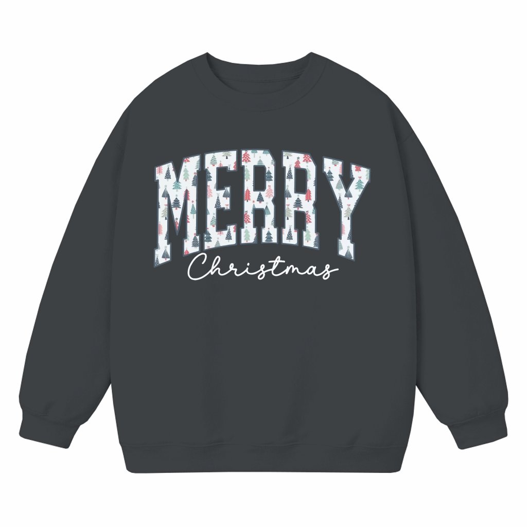 Merry Christmas Sweatshirt – Christmas Gift for Women Cute Cozy - front view