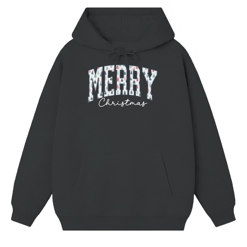 Merry Hoodie – Christmas Gift for Women Cute Cozy - front view