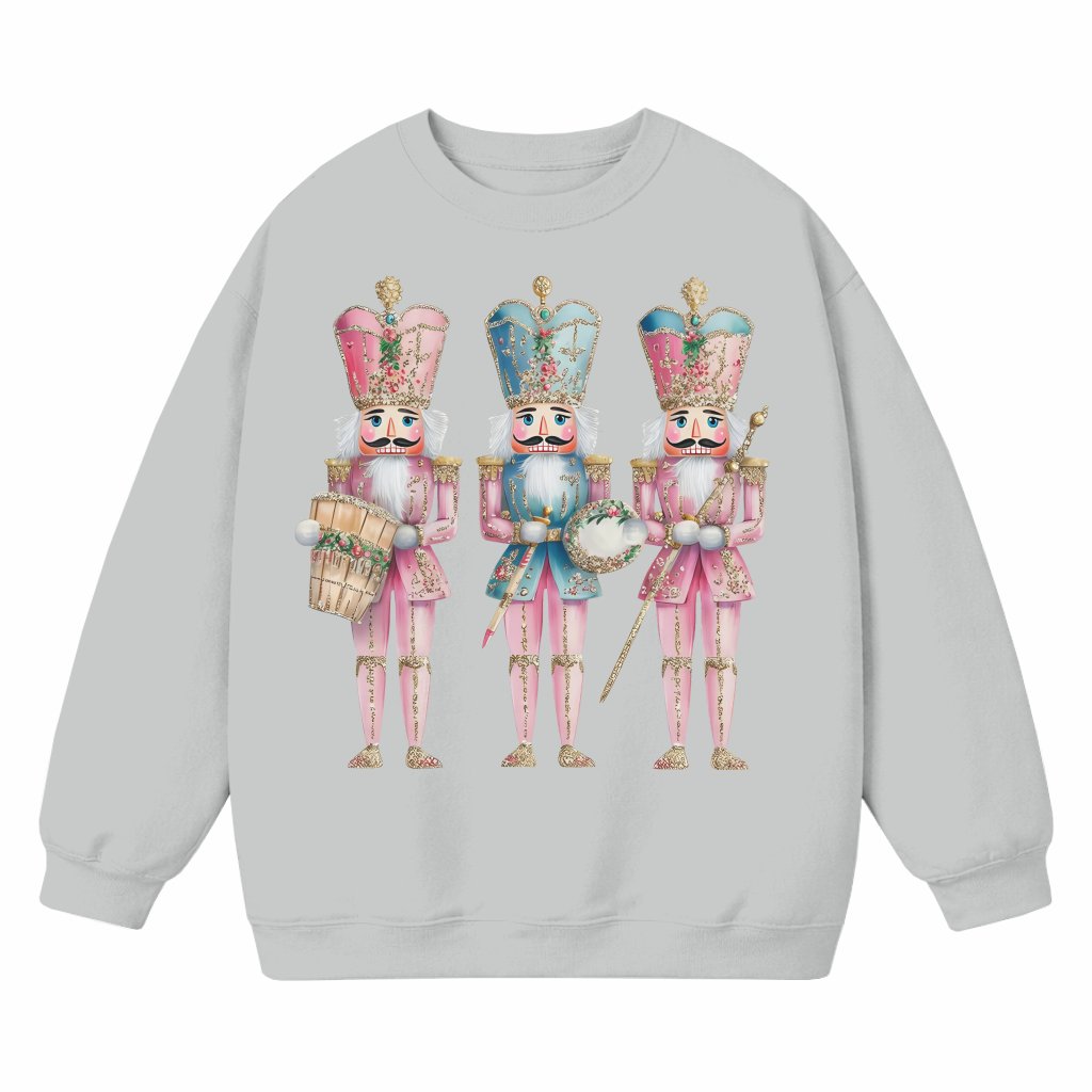Vintage Nutcrackers Sweatshirt – Christmas Gift Classic - front view