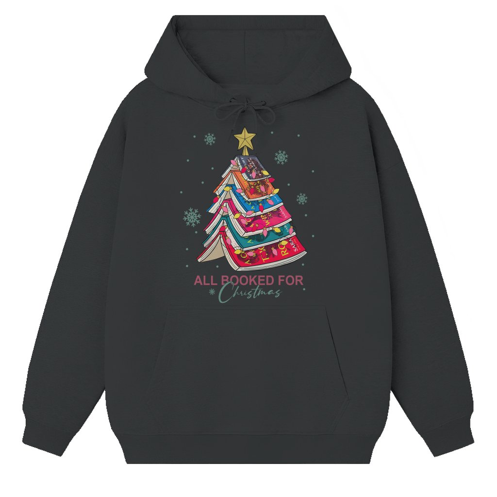 All Booked Hoodie – Christmas Gift for Librarian Book Lover Funny - front view