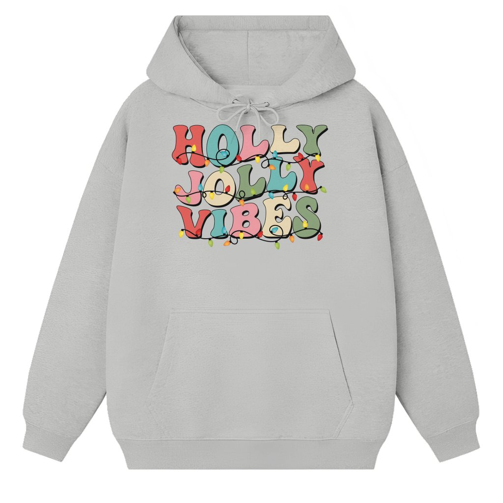 Funny Holly Jolly Hoodie – Christmas Party Gift - front view