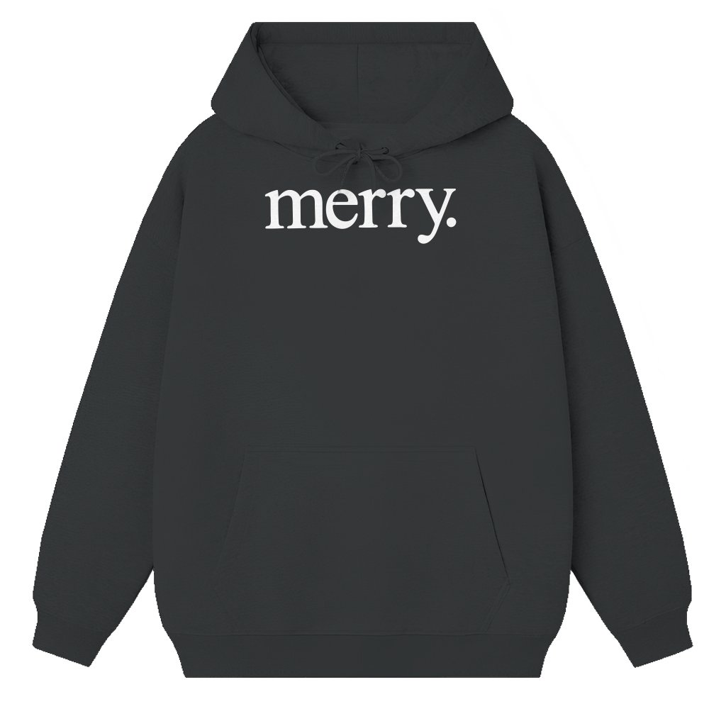 Merry Christmas Hoodie – Cozy Christmas Gift for Women - front view