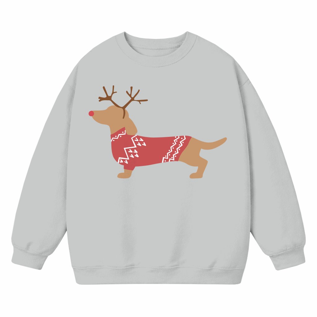 Dachshund Sweatshirt – Christmas Gift for Dog Lover Funny - front view
